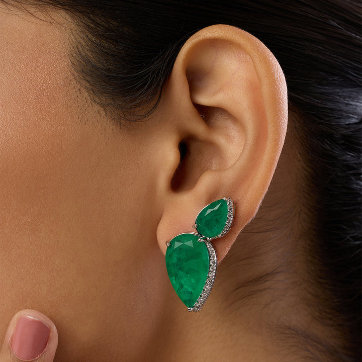 Astoria Emerald Studs