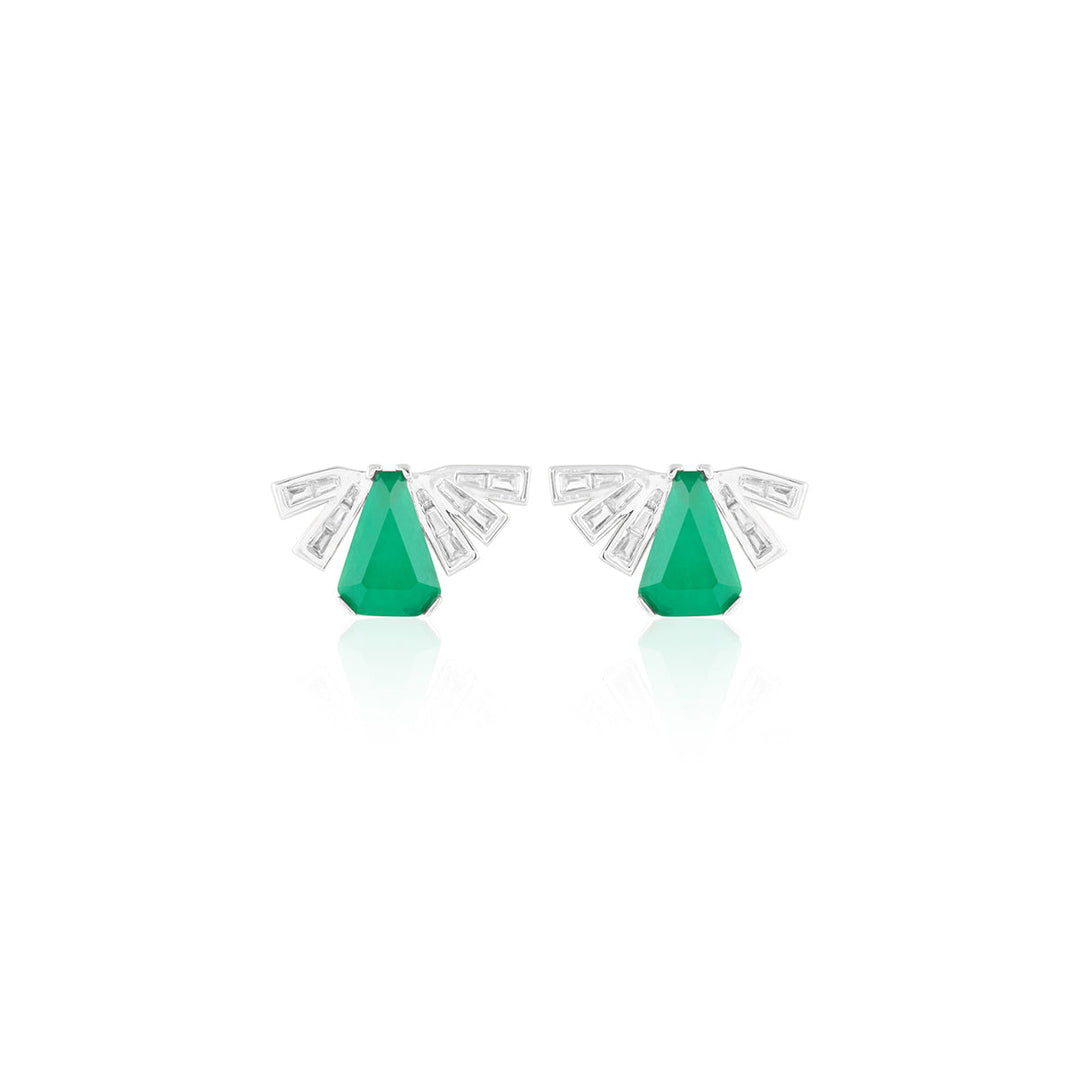 Gatsby Emerald Studs