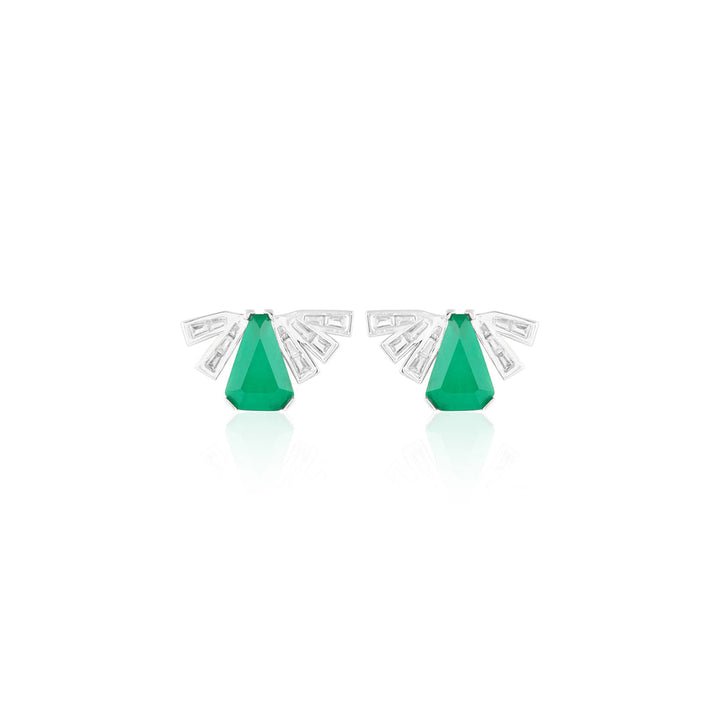 Gatsby Emerald Studs