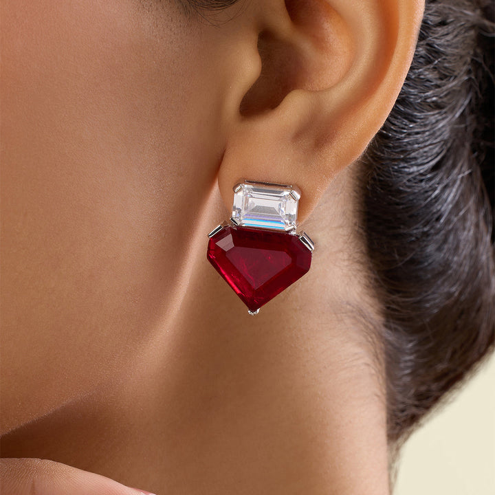 Riviera Ruby Studs
