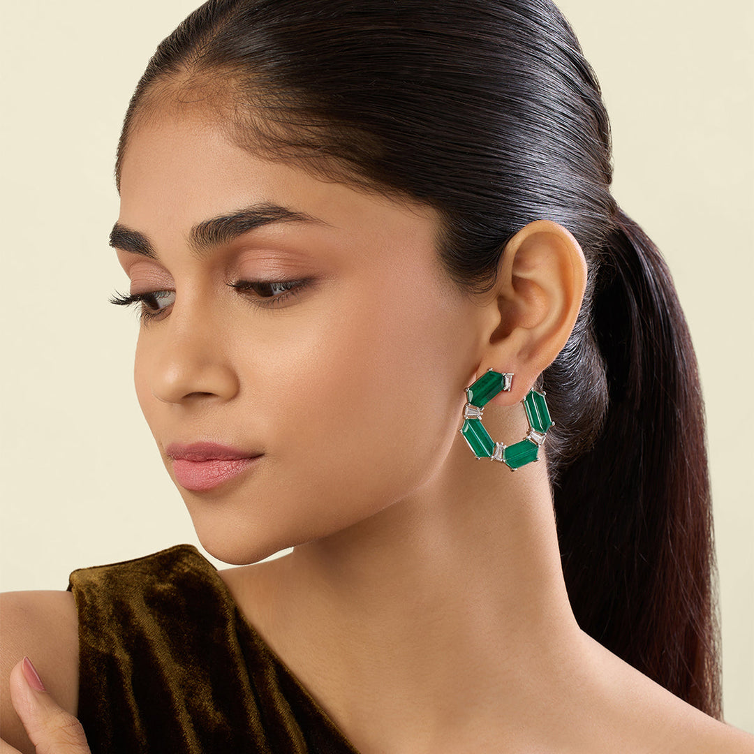 Forme Front Back Earrings