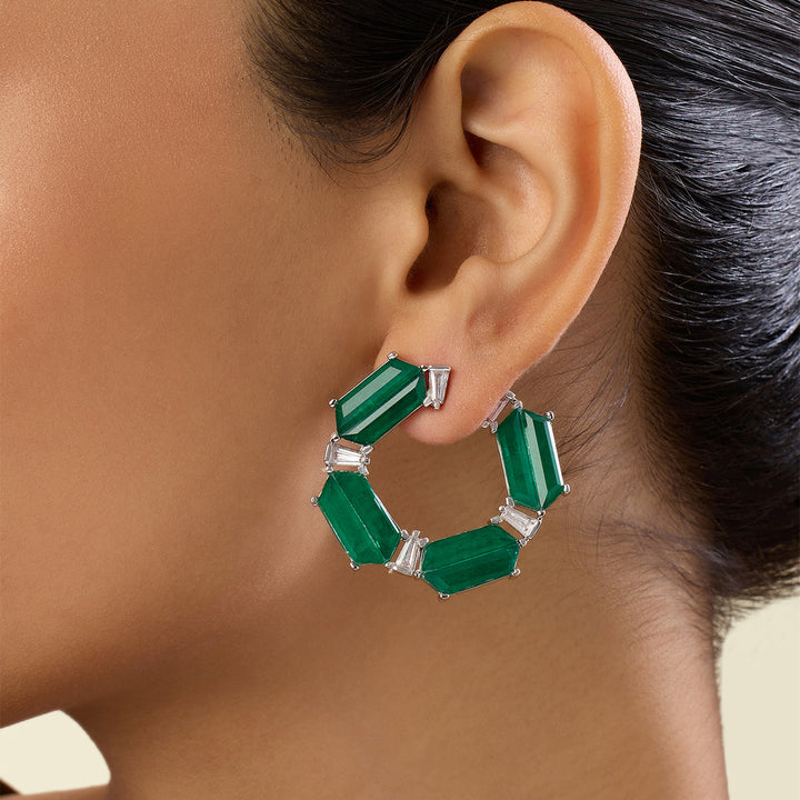 Forme Front Back Earrings