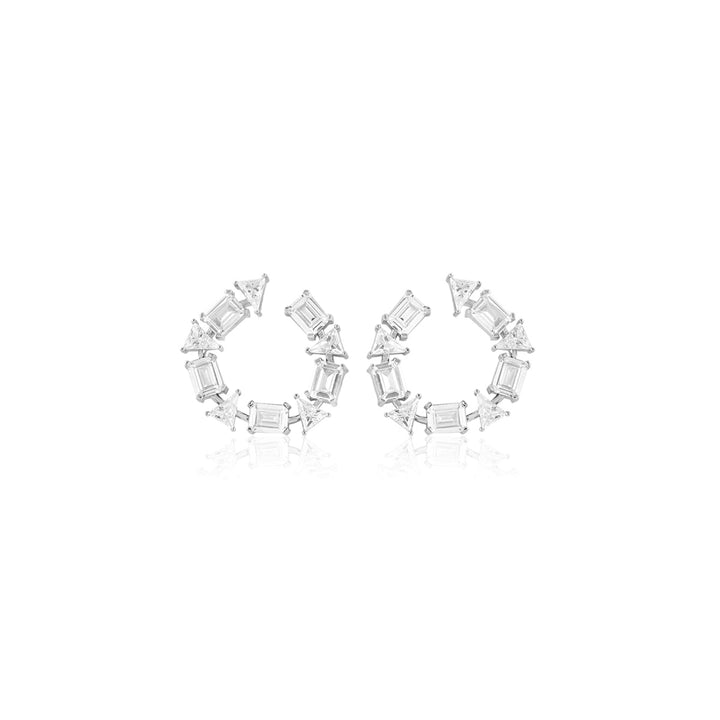Opaline Front Back Earrings