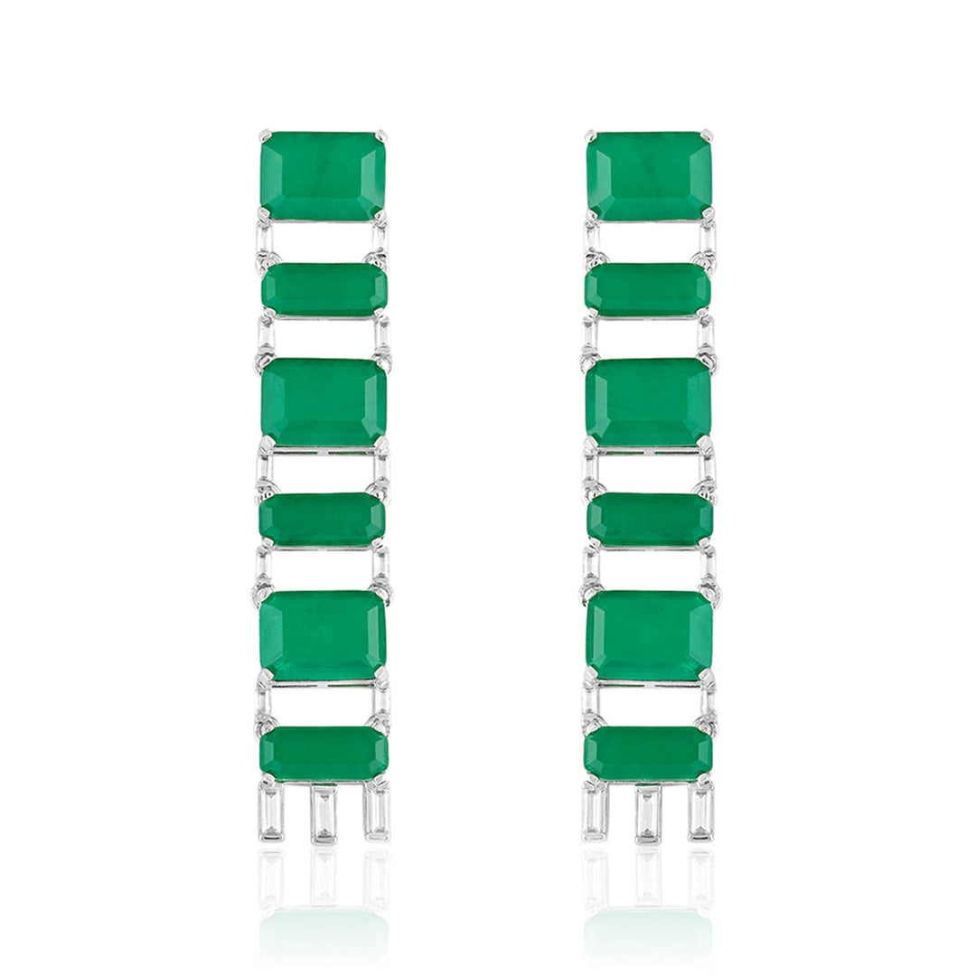 Lustra Emerald Hoops