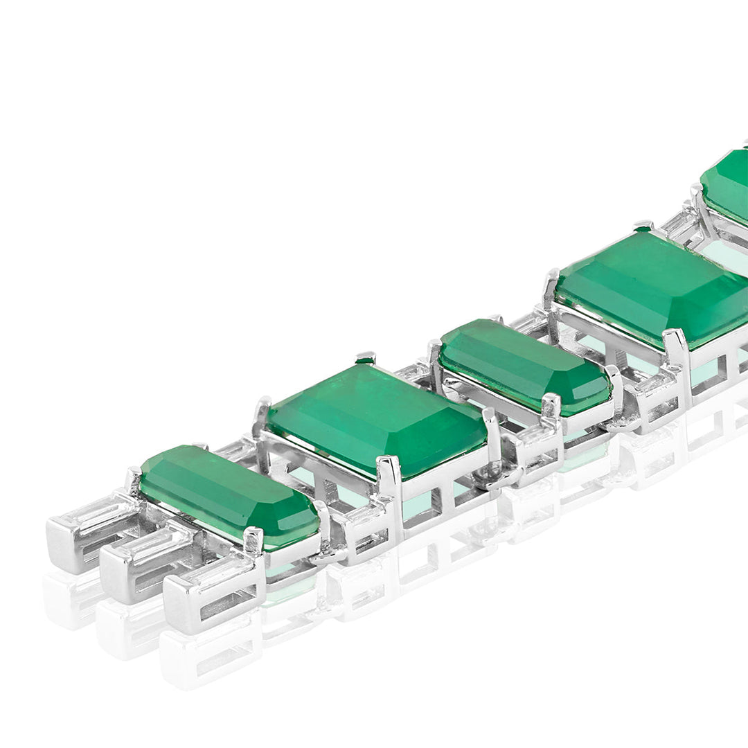 Lustra Emerald Hoops