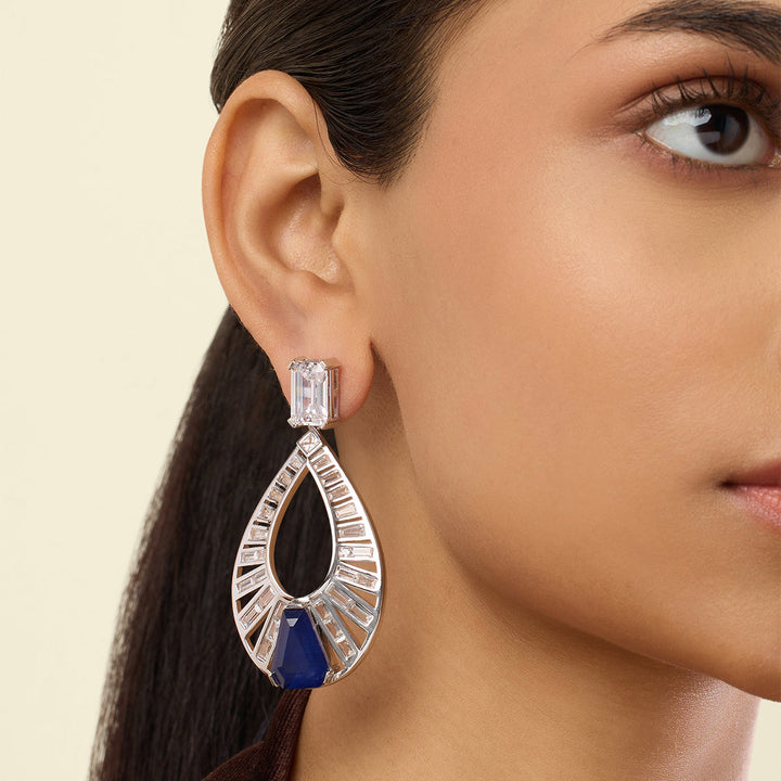 Marquise Sapphire Danglers
