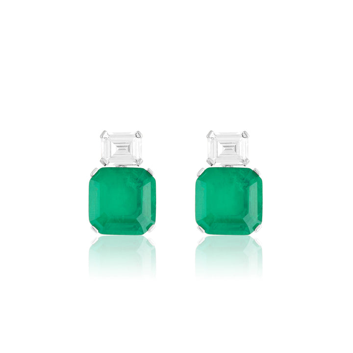 Manhattan Emerald Studs