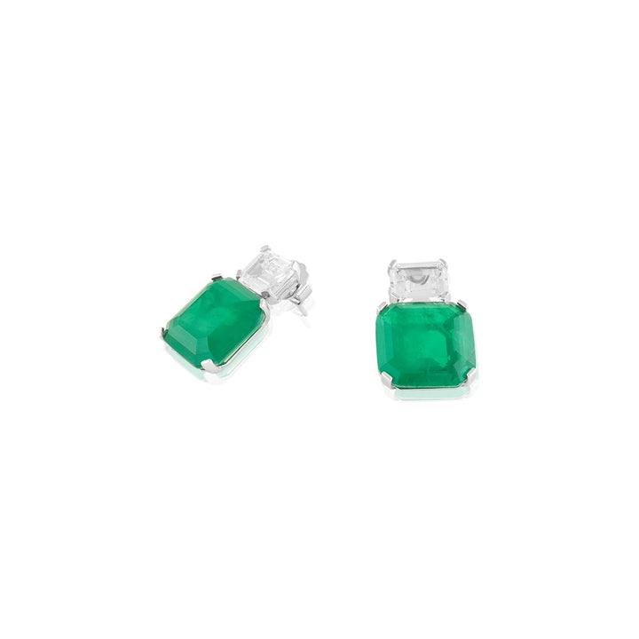 Manhattan Emerald Studs