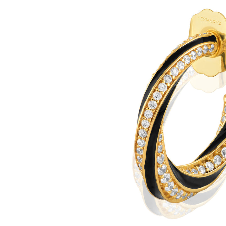 Notura Hoops In 18Kt Gold Plated