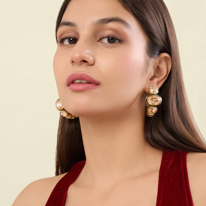 Opalyn Statement Hoops