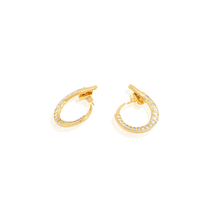 Axo Front Back Earrings