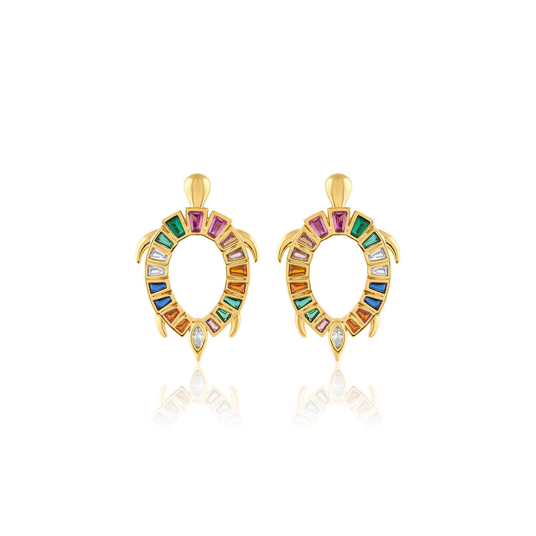 Koorma Multi-coloured Stud Earrings