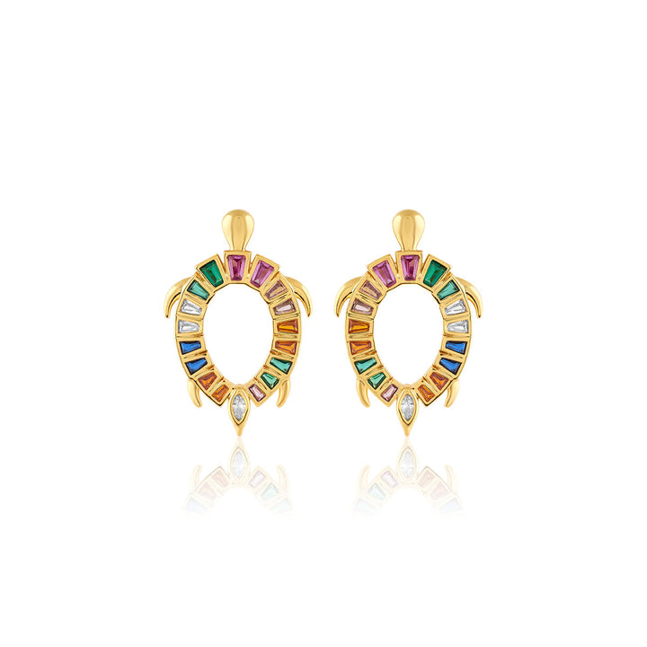 Koorma Multi-coloured Stud Earrings
