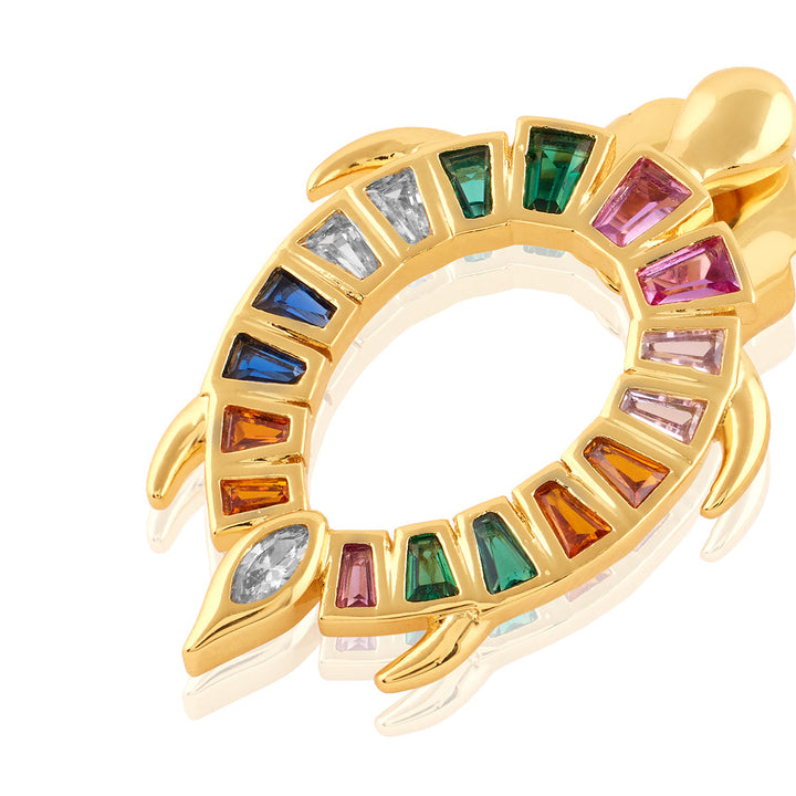 Koorma Multi-coloured Stud Earrings