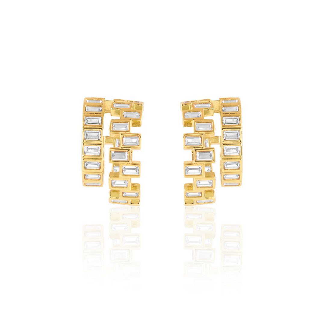 Pavi Double Hoops
