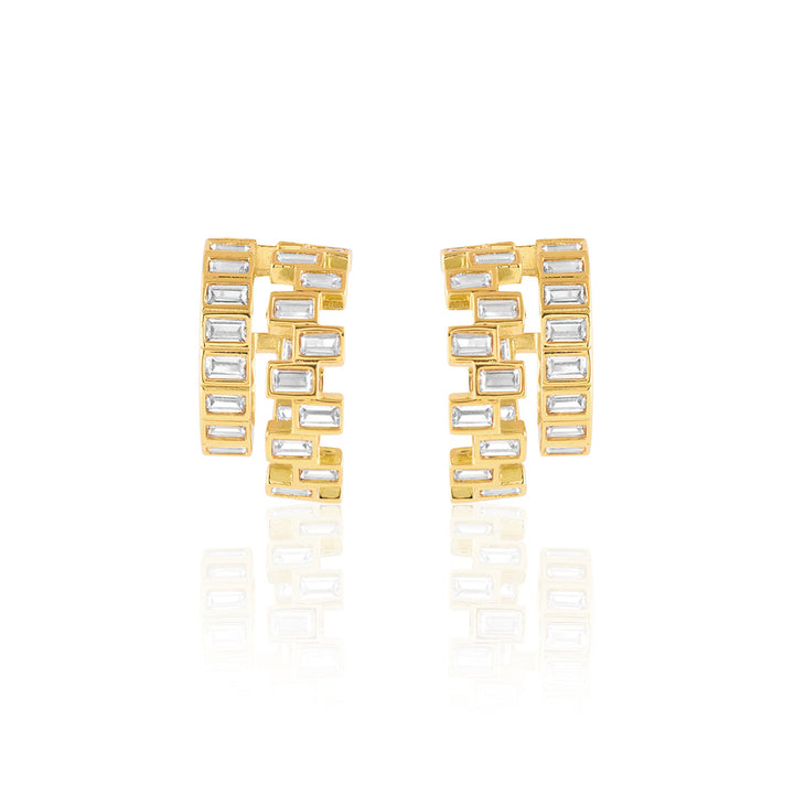 Pavi Double Hoops