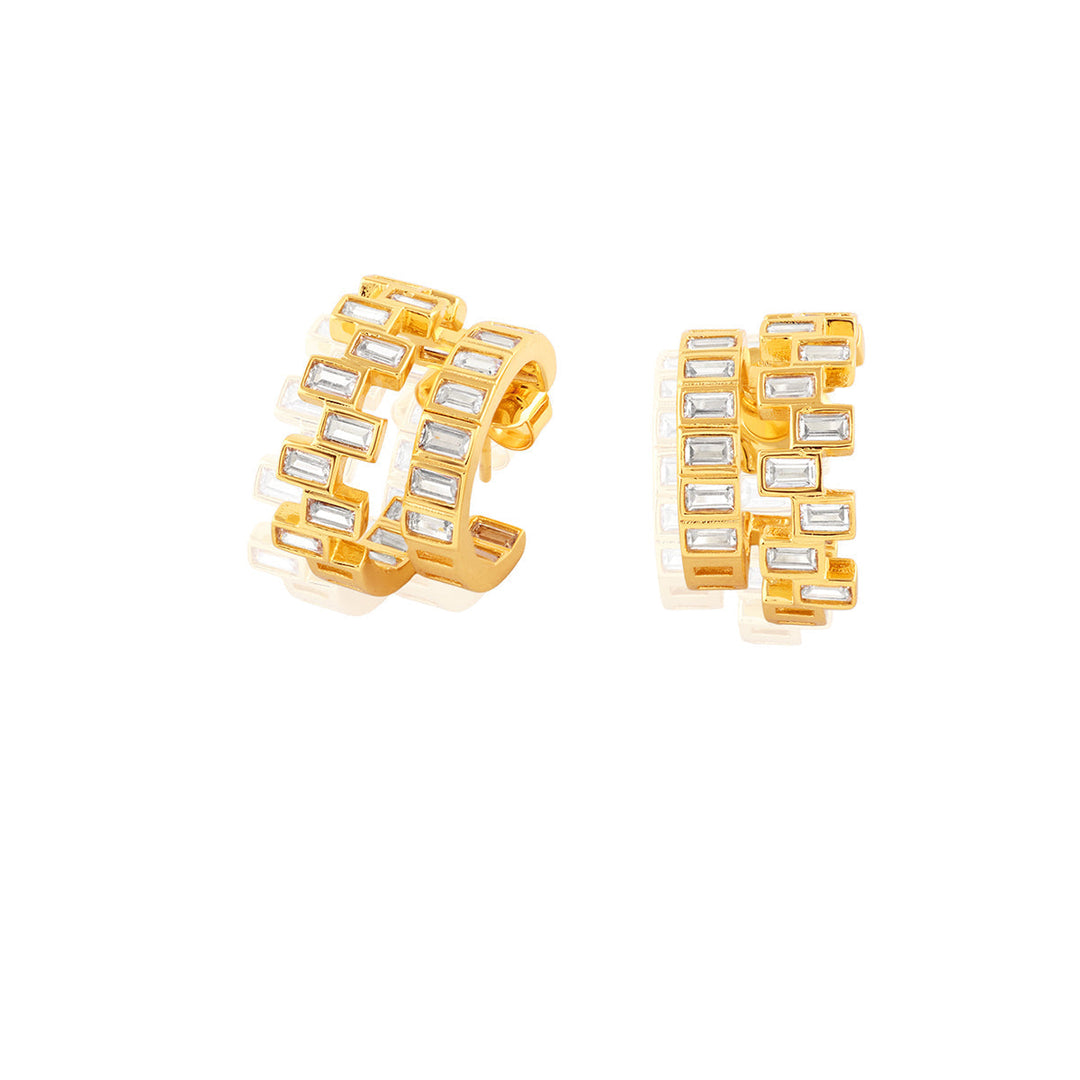 Pavi Double Hoops