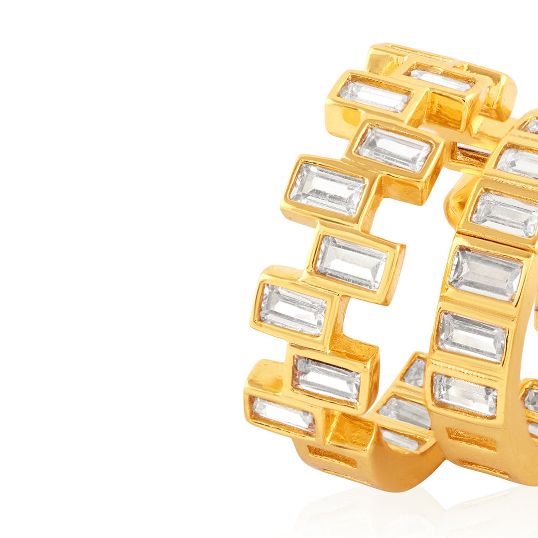 Pavi Double Hoops