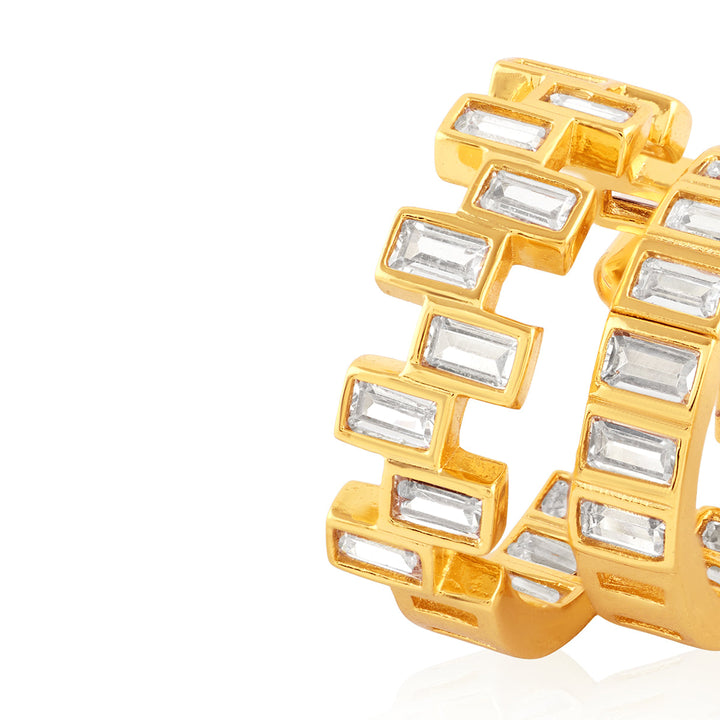 Pavi Double Hoops