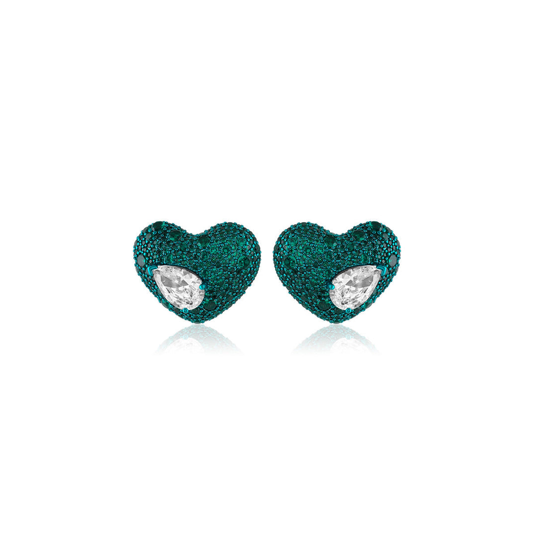 Aurelia Emerald Stud Earrings