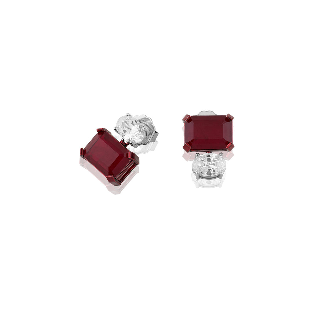Vivienne Ruby Earrings