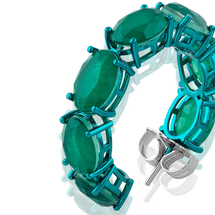 Lunara Emerald Earrings