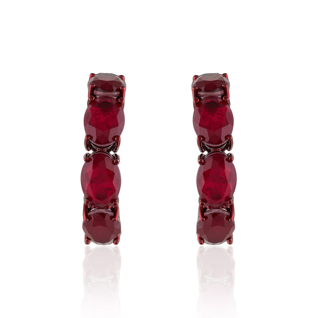 Marquise Ruby Earrings