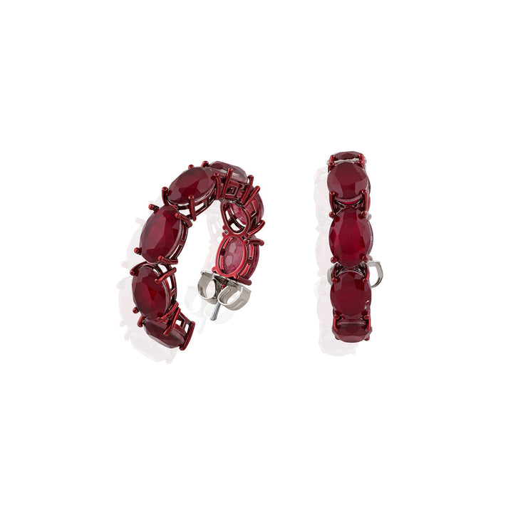 Marquise Ruby Earrings