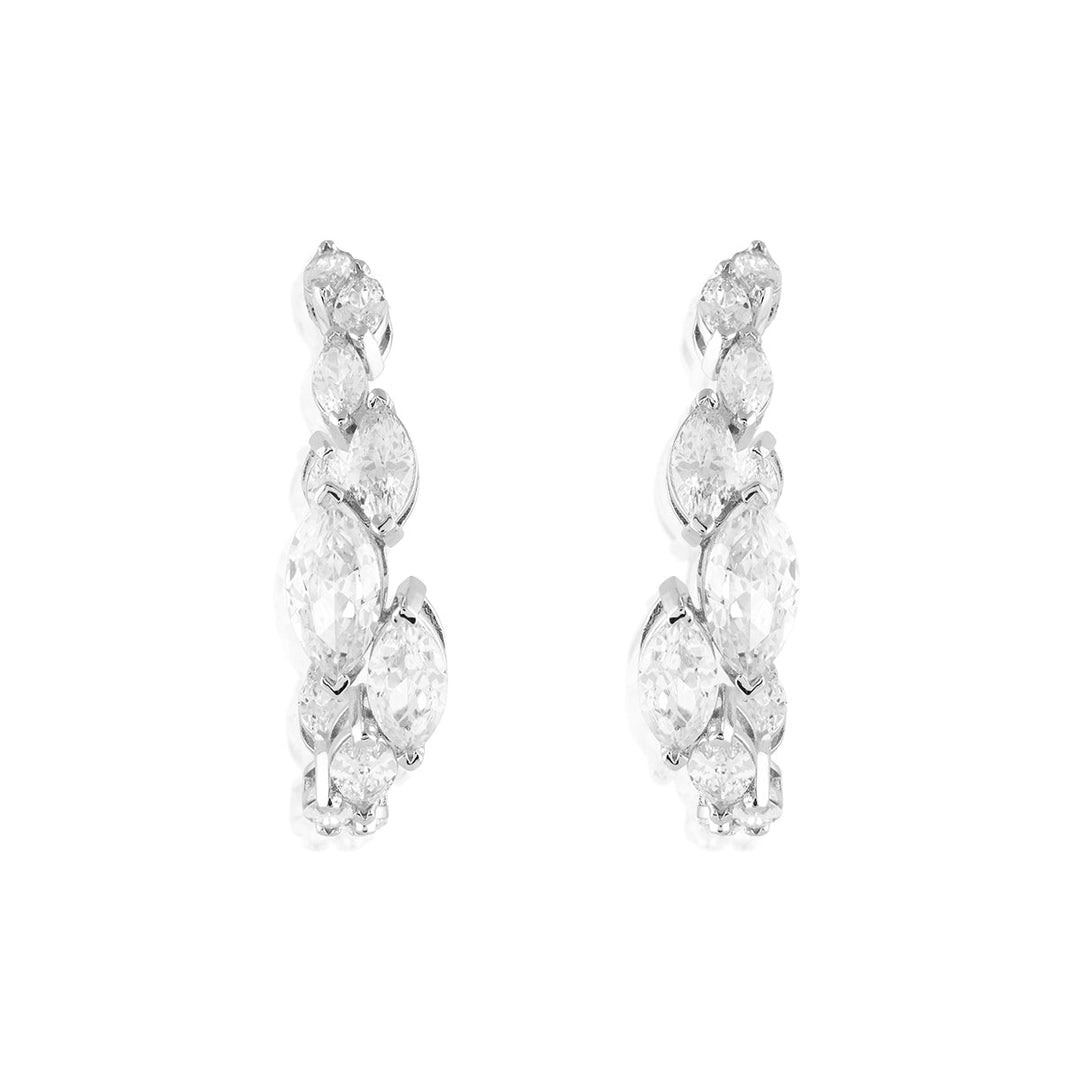 Celeste Opaline Hoop Earrings