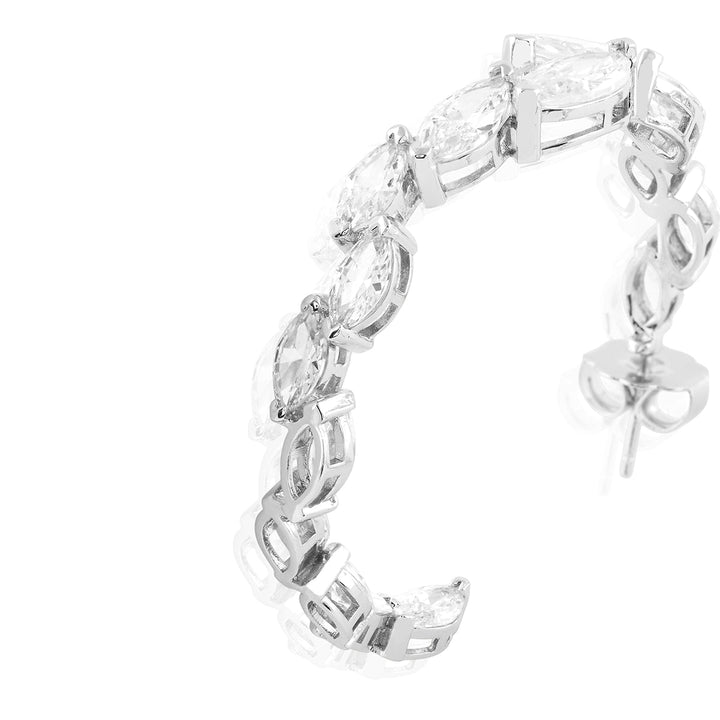 Celeste Opaline Hoop Earrings
