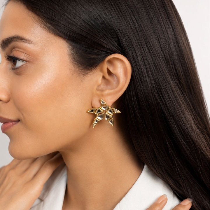 Stari Mirror Statement Studs