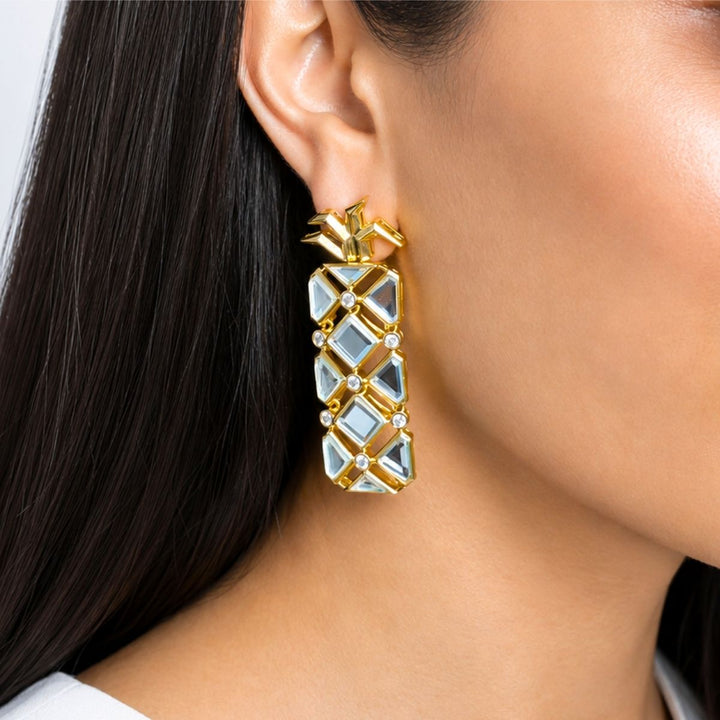 Pino Mirror Statement Danglers