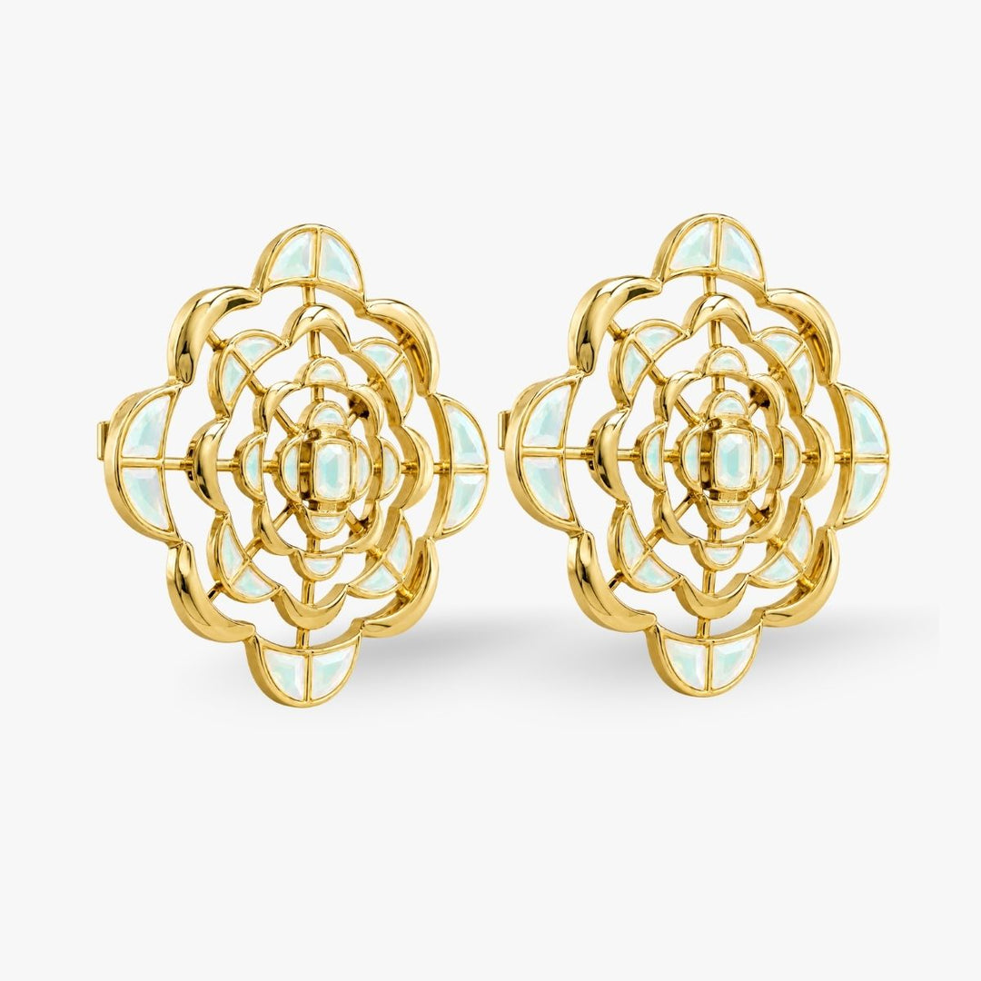 Spirula Mirror Statement Studs