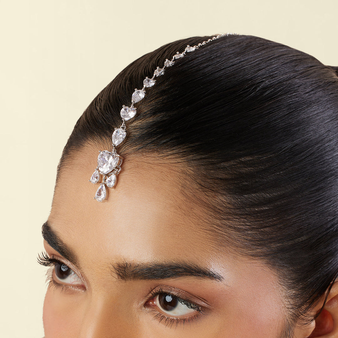 Opulent Luminescence Maangtikka - Isharya | Modern Indian Jewelry
