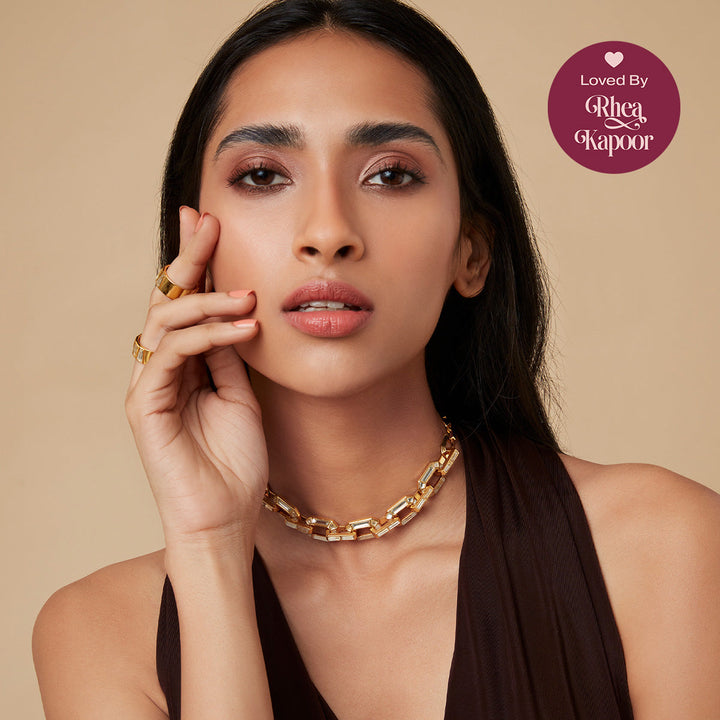 Chain Reaction Interlinked Necklace