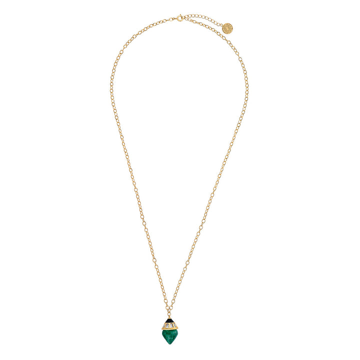 Green Pendant Necklace for Women by Isharya | Modern Indian Jewellery