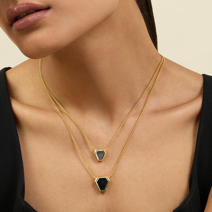 Glimmer Mirror Layered Necklace