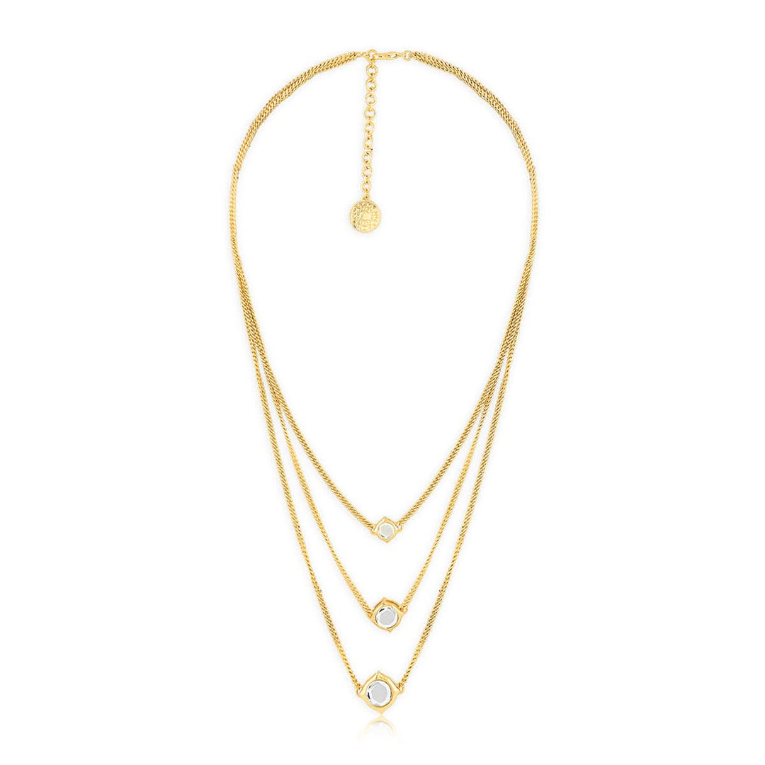 Lumen Trio Necklace for Women by Isharya | Modern Indian Jewellery