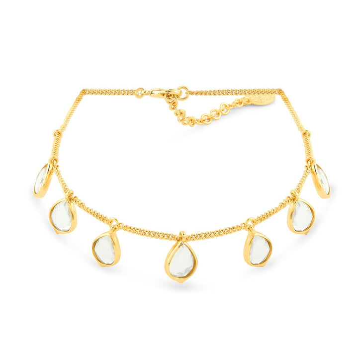 Lumen Multi Oblong Mirror Necklace for Women by Isharya | Modern Indian Jewellery