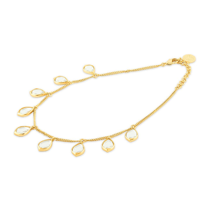 Lumen Multi Oblong Mirror Necklace for Women by Isharya | Modern Indian Jewellery