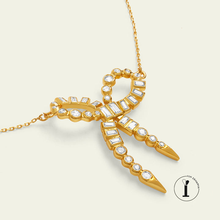 Gold Pendant Necklace for Women by Isharya | Modern Indian Jewellery