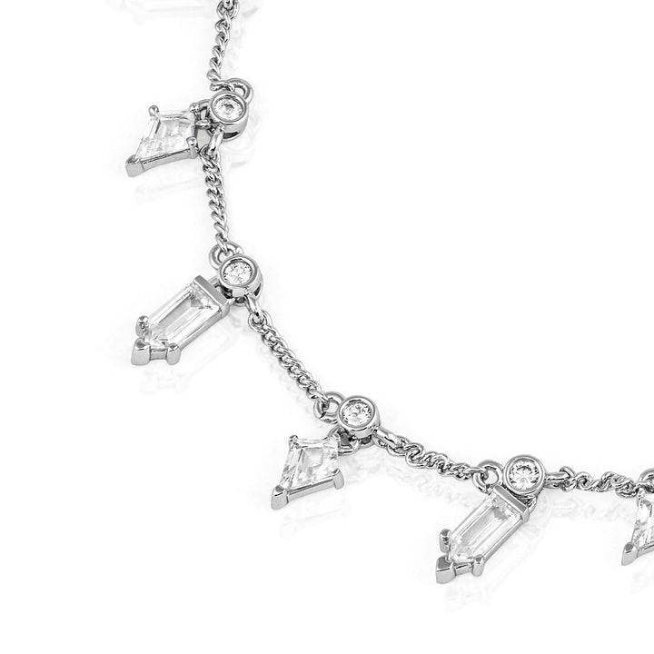 Dainty Diamonds Stationed Choker