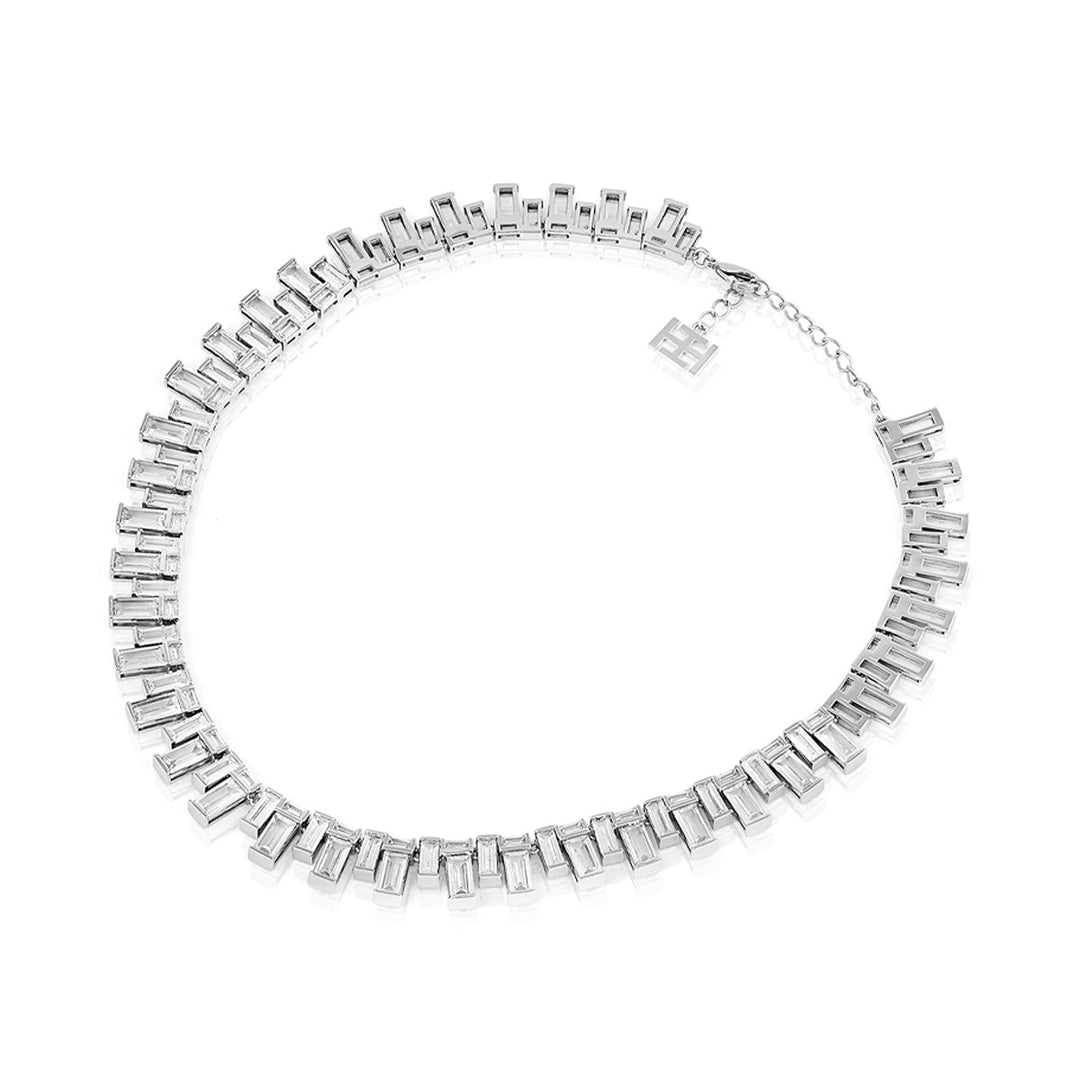 Riviere Baguette Necklace