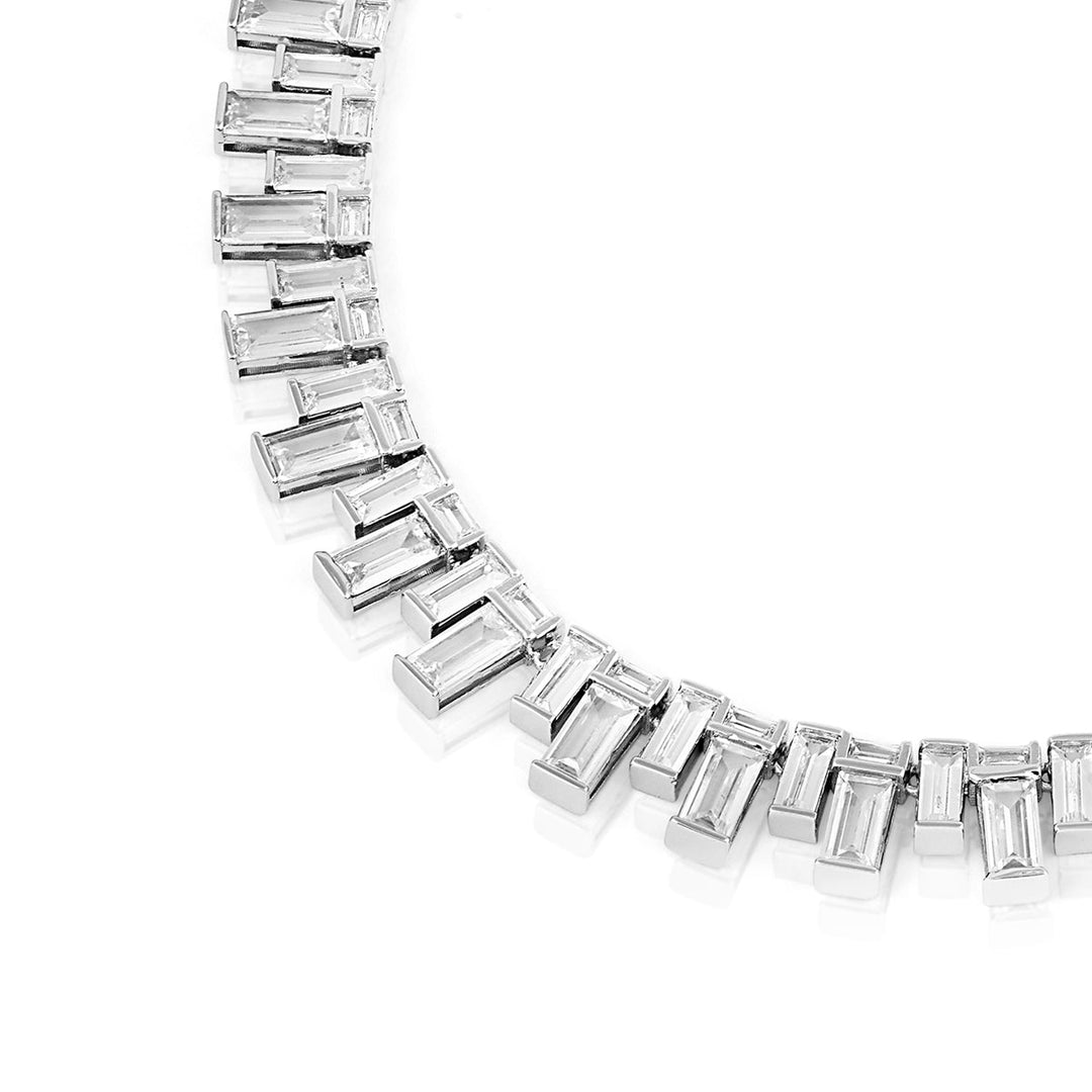 Riviere Baguette Necklace