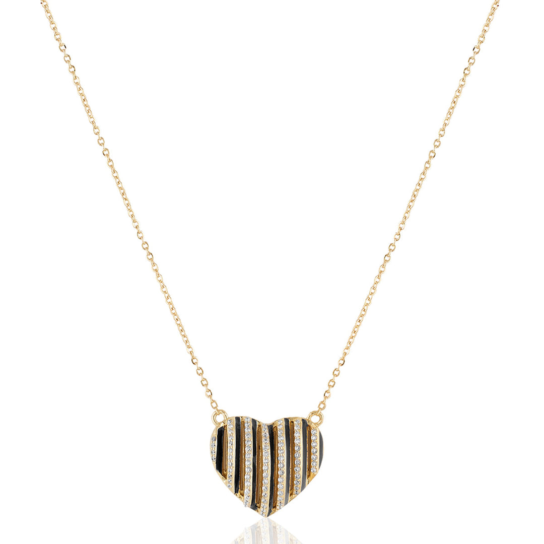 Midnight Heartbeat Necklace