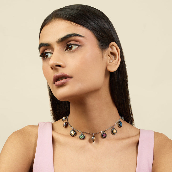 Dark Sea Charm Necklace