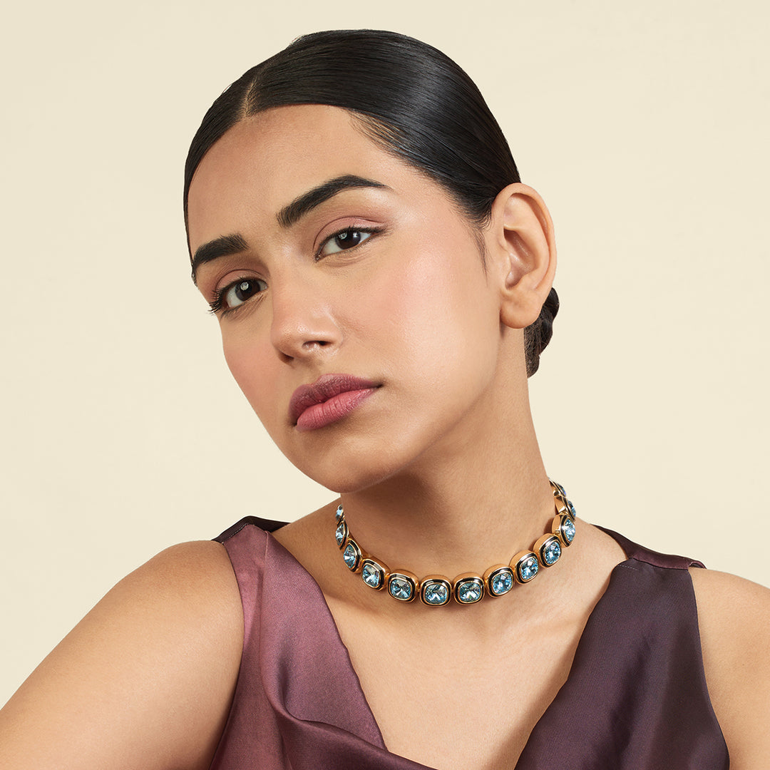 Aqua Goals Choker Necklace