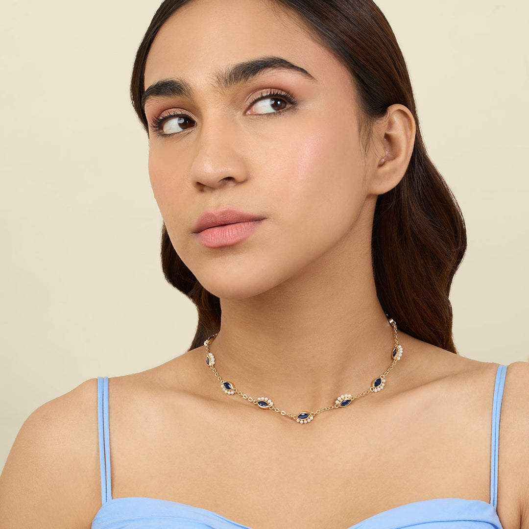 Summer Eyes Choker Necklace