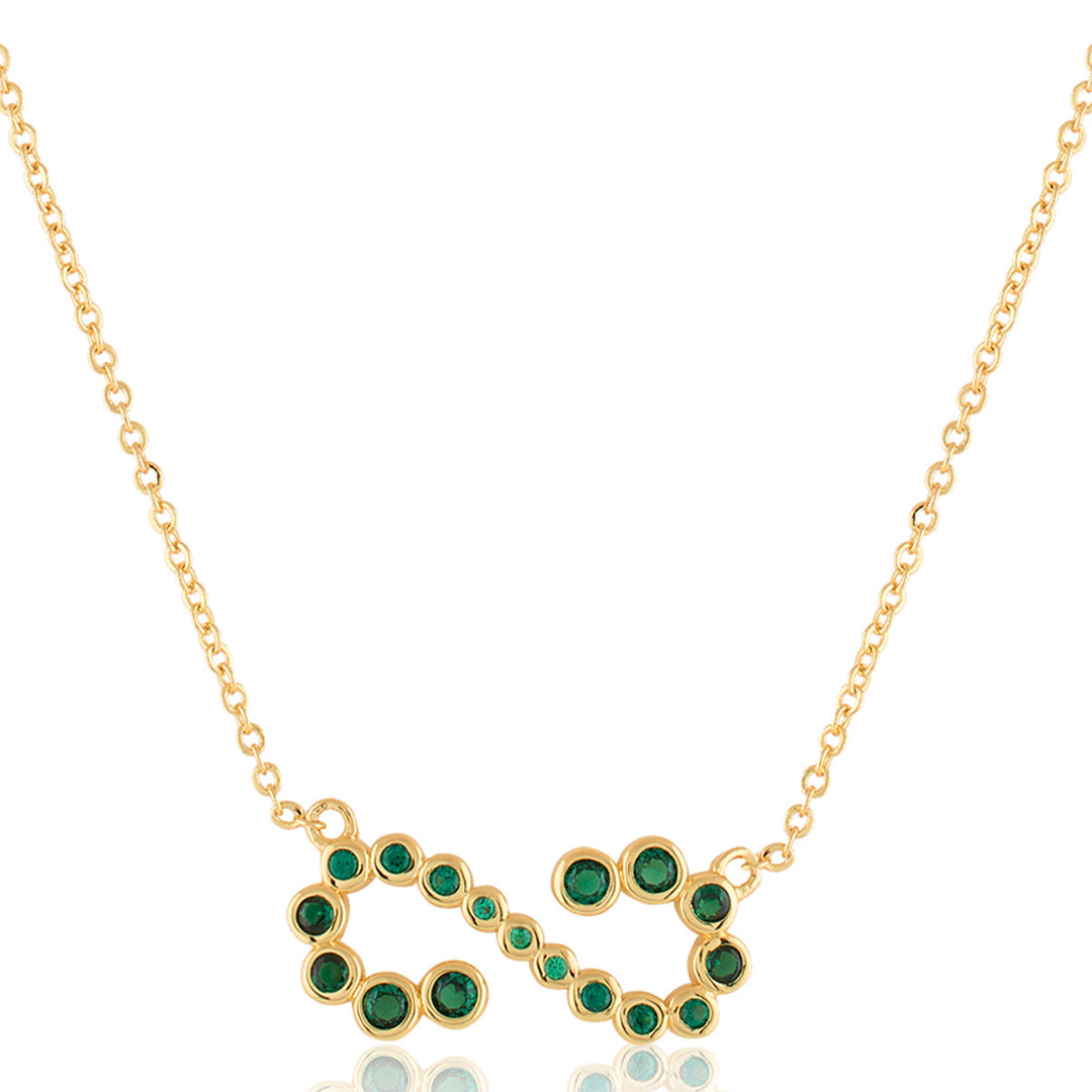 Green Infinity Necklace