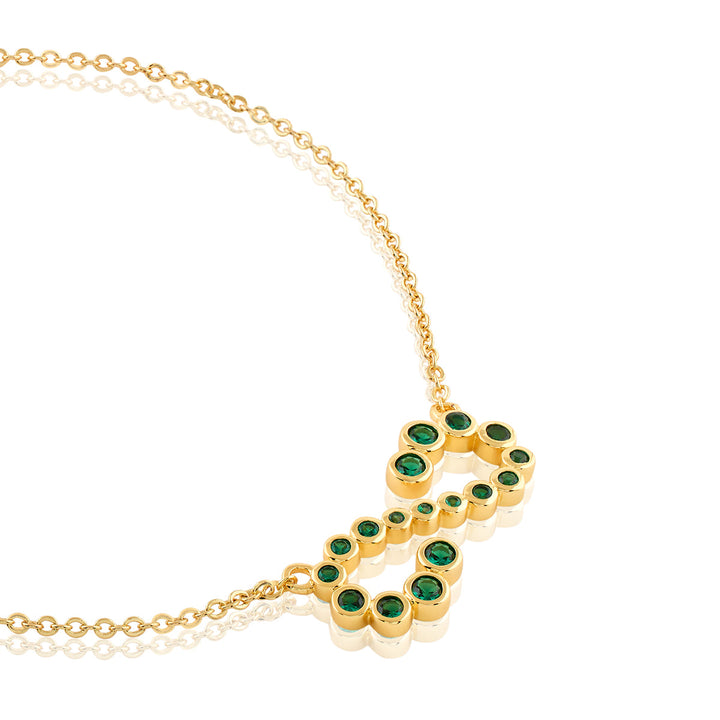 Green Infinity Necklace